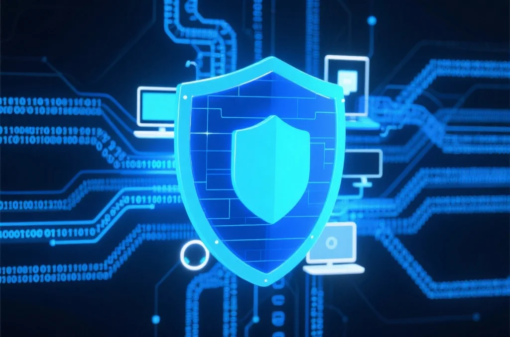 数字安全盾牌保护个人数据和设备